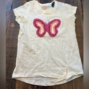 Hatley tie front butterfly shirt size 8 new